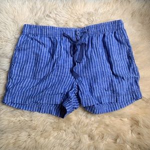Stylus shorts blue with white pinstripes